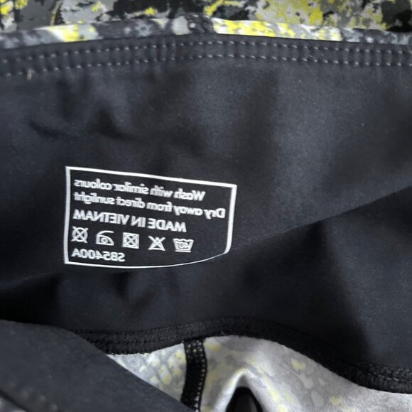 Sweaty Betty The Power Full Length Leggings Black Green Yellow Snakeskin Print M - Picture 9 of 10